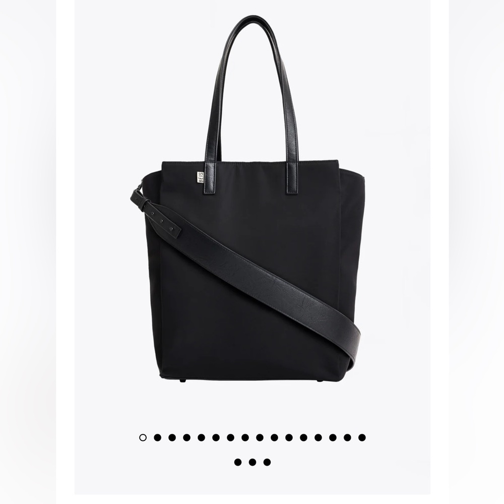 Beis Black Commuter Tote
